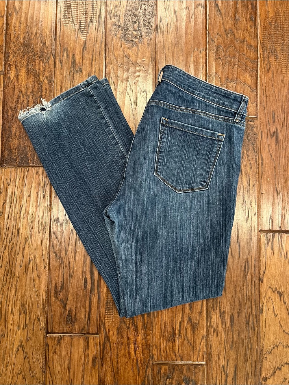 LOFT Mid-Wash Women’s Curvy Bootcut Jeans